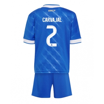 Real Madrid Daniel Carvajal #2 Maglia Gara Terza Repliche 2025-26 Bambino Maniche Corte